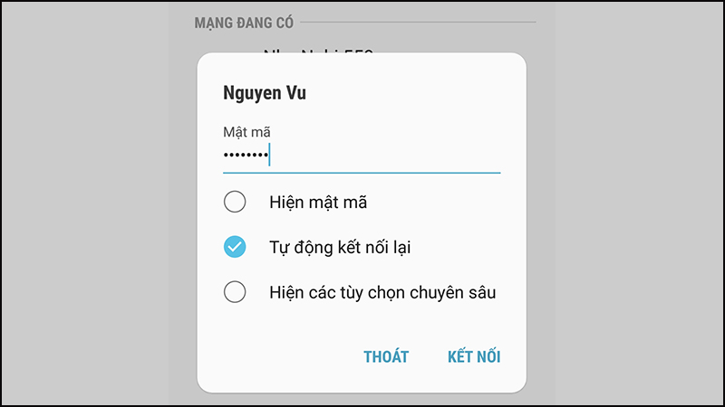 Kết nối WiFi trên Android vô cùng dễ dàng